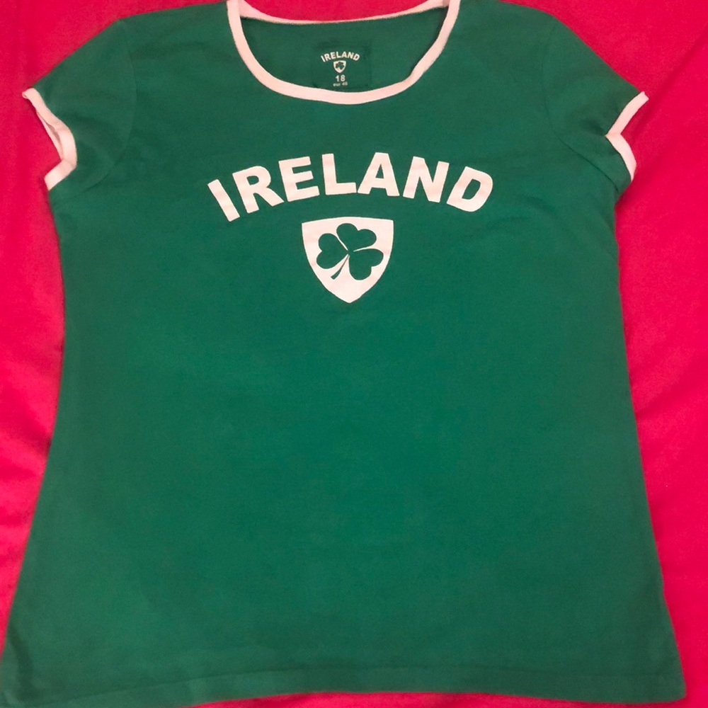 Ireland brand tee.